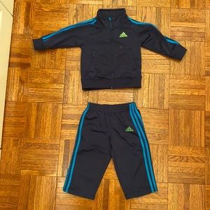 Baby Adidas navy track suit 12 months
